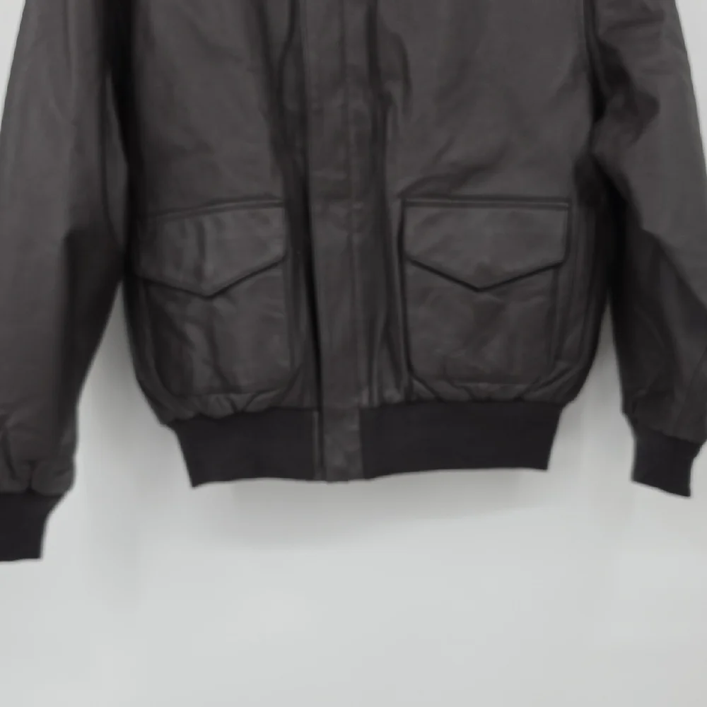 Air Force Men's Deep Brown Bomber Jacket Size L